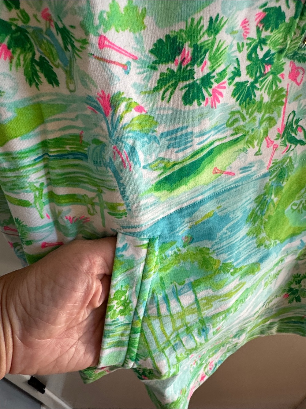 NWT Lilly Pulitzer Womens popover. Honda Classic Half-Zip.  Size M. - Picture 5 of 6